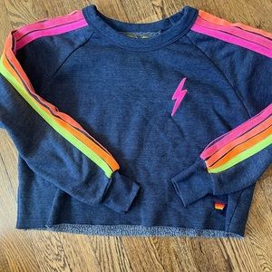 Aviator Nation cropped sweatshirt-XS